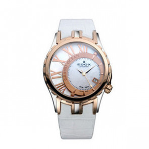 Horlogeband Edox 37008 Leder Wit